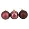 60ct. 2.5" Assorted Colors Shatterproof 3-Finish Christmas Ball Ornaments